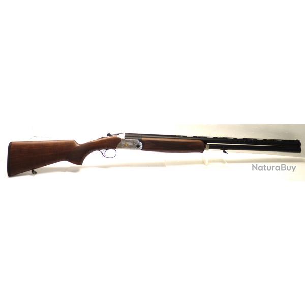 FUSIL SUPERPOSE HUGLU MODELE EAGLE - CAL 12/76 - CANONS DE 71CM- 5 CHOKES INTER