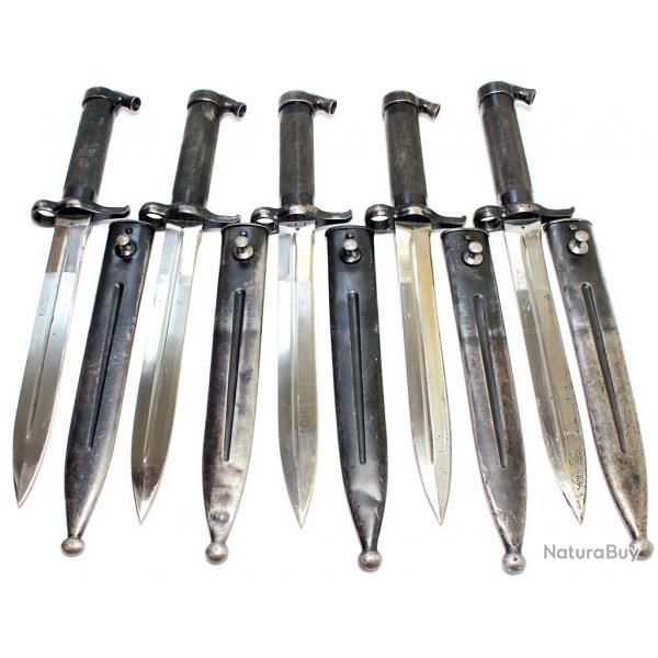 Baonnette d'origine sudoise modle 1896 Prix pour 5 pices