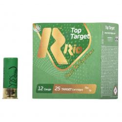 5 Boîte de 25 cartouches bourre jupe d'acier 28g PB7.5 Cal.12/70 - Rio