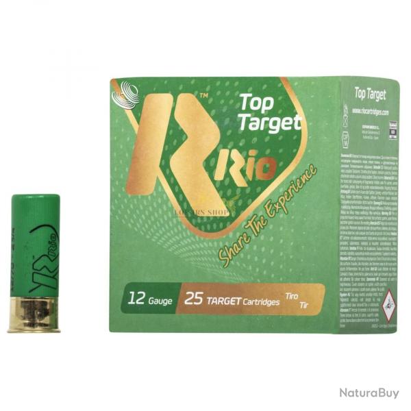 5 Bote de 25 cartouches bourre jupe d'acier 28g PB7.5 Cal.12/70 - Rio