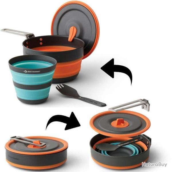 Popote pliable Sea to Summit Frontier Collapsible One Pot Set 3 pices