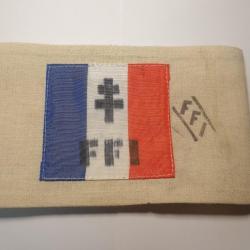 Brassard FFI artisanal en reproduction  A25.4