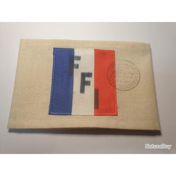 Brassard FFI artisanal en reproduction  A25.5