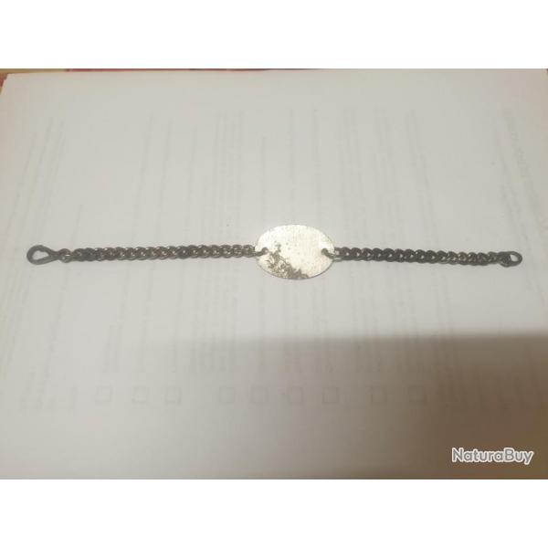 Bracelet d'identit Franais original 23 cm     A25.1