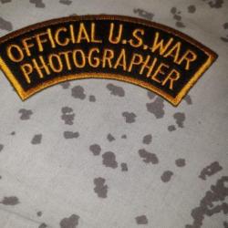Patch tissu US Photographe A25.1