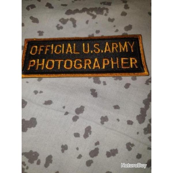 Patch tissu US  photographerA225.34