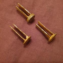 Lot de 3 rivets de casque Allemand WW1 fabrication artisanale  A25.1