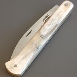 ANCIEN COUTEAU Yssingeaux, VÉRITABLE BROSSARD, THIERS, XXème, manche CORNE.
