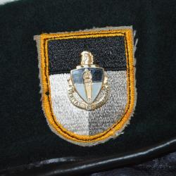 BERET VERT AMERICAIN DES FORCES SPECIALES-DE OPPRESSO LIBER-VIETNAM-AMERICAN GREEN BERET-DENMARKS