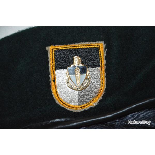 BERET VERT AMERICAIN DES FORCES SPECIALES-DE OPPRESSO LIBER-VIETNAM-AMERICAN GREEN BERET-DENMARKS