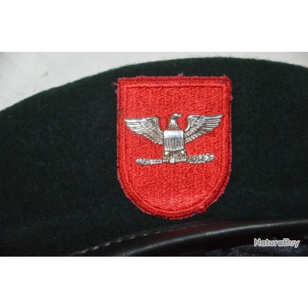 BERET VERT AMERICAIN DES FORCES SPECIALES-VIETNAM-AMERICAN GREEN BERET-DENMARKS-EAGLE BADGE