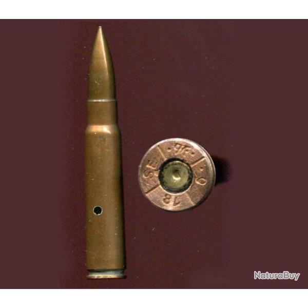 7.92 x 57 Mauser - Allemagne 1918 - tui acier cuivr - productuion P2RIODE GUERREN 14-18