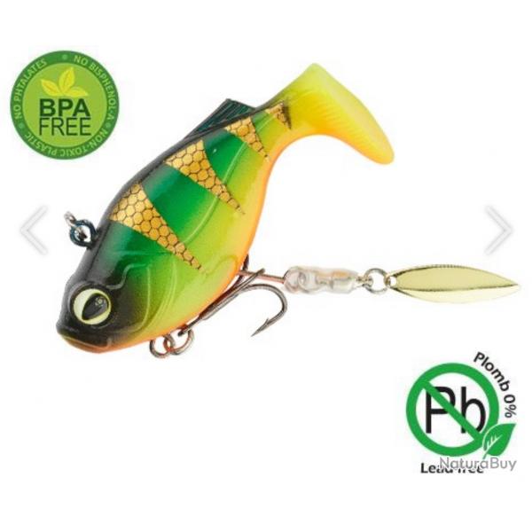 Leurre souple arm Sakura Tribbble  67mm/35,5g Firetiger