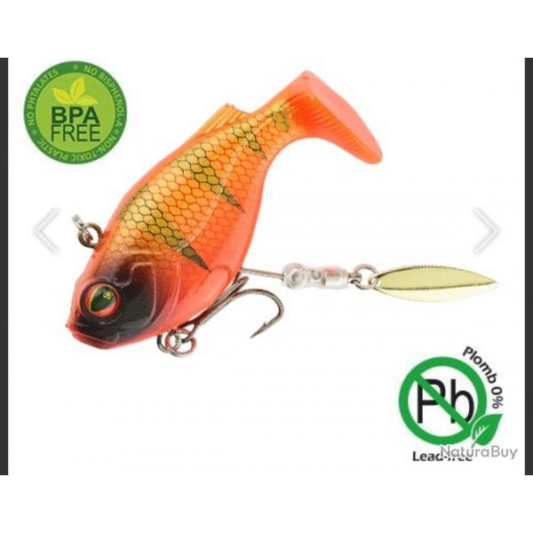 Leurre souple arm Sakura Tribbble  67mm/35,5g Red Tiger