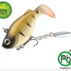 Leurre souple armé Sakura Tribbble  67mm/35,5g Perch