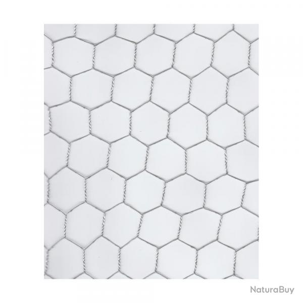Soldes ! Grillage hexa galva Diam. 25  haut 0,50 x25 m