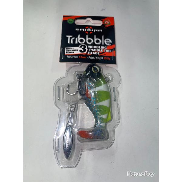 Leurre souple arm Sakura Tribbble  67mm/35,5g colori exclu EuroPche