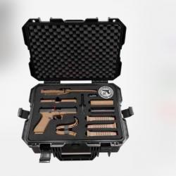 PIST GLOCK 17 GEN5 SV CAL 9 MM PAK - BLACK COYOTE DOUBLE SET - EDITION LIMITEE   lock perfection