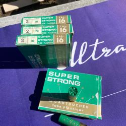Lot de cartouches calibre 16 Super Strong