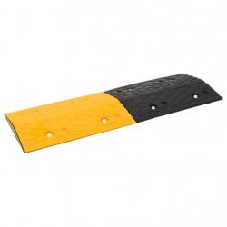 Ralentisseur Jaune et noir 97x32,5x4 cm Caoutchouc
