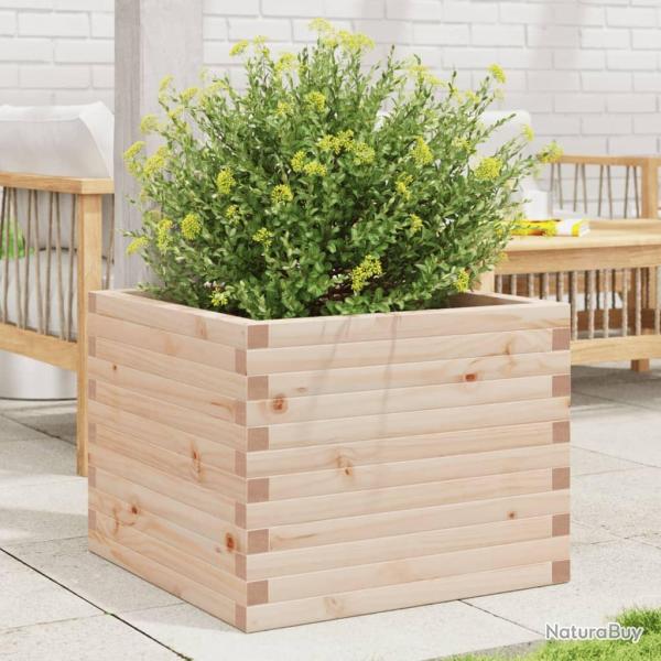 Jardinire 60x60x46 cm bois de pin massif