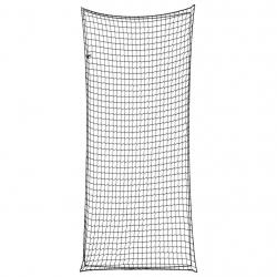 Filet pour remorque avec corde élastique noir 8x3,5 m PP