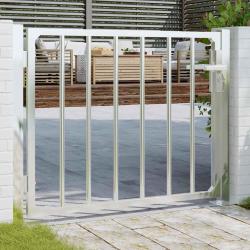 Portail de jardin 100x75 cm acier inoxydable
