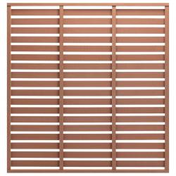 Panneau de clôture WPC 180x180 cm Marron