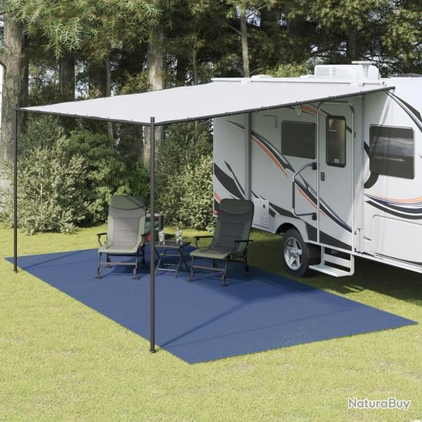 Tapis de tente bleu 6x3 m