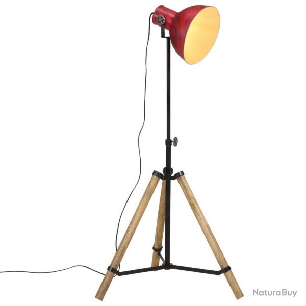 Lampadaire 25 W rouge dlav 75x75x90-150 cm E27