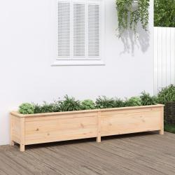 Lit surélevé de jardin 199,5x40x39 cm bois de pin massif
