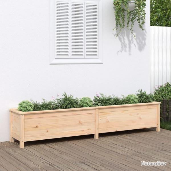 Lit surlev de jardin 199,5x40x39 cm bois de pin massif