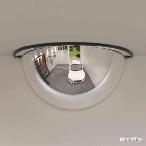 Miroirs de circulation en demi-dme 2 pcs 40 cm Acrylique