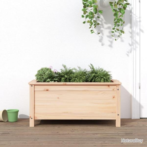 Jardinire 82,5x40x39 cm bois de pin massif