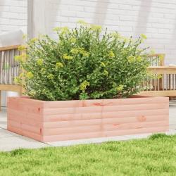 Jardinière 90x60x23 cm bois massif de douglas