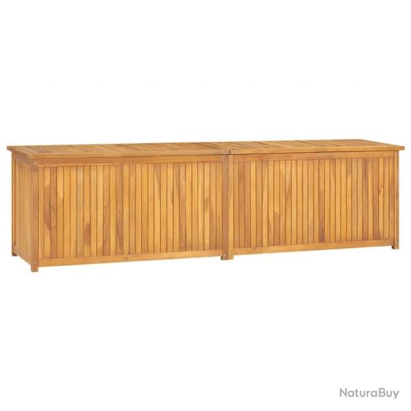 Bote de jardin 200x50x55 cm Bois massif de teck
