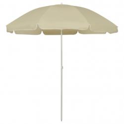 Parasol de plage jaune sable 240 cm