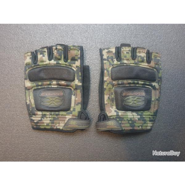 Gants Mitaines Gel Empire Paintball Airsoft Chasse Camouflage Marpat Surpat Spectre Taille 10