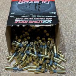 1 Boite de Blazer C/22LR 38 Grains - Boite de 525 munitions port offert