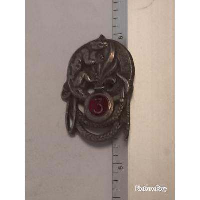 Insigne du 3ème régiment étranger d'infanterie (3ème REI) - Insignes ...