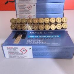 Munitions calibre 30 30 Winchester