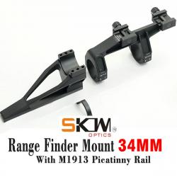 anneaux de lunette de montage pour télémètre -**34MM Rail and Mount- LIVRAISON GRATUITE !!