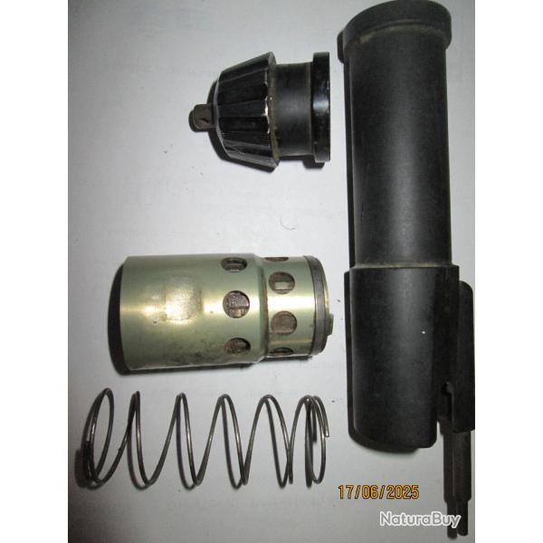 Bouchon de magasin, ressort de rappel, piston d'emprunt des gaz, tube de rarmement Browning fusion