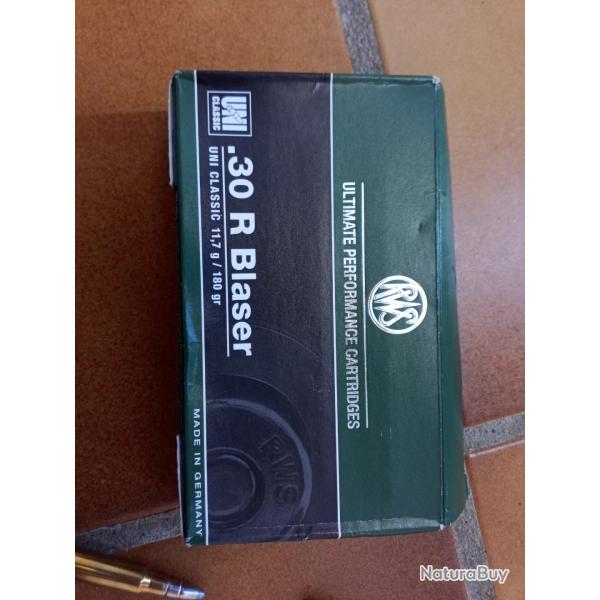 MUNITIONS 30R BLASER . RWS .