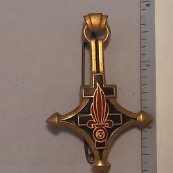 Insigne de la 3ème compagnie saharienne portée de la Légion étrangère (3ème CSPLE)