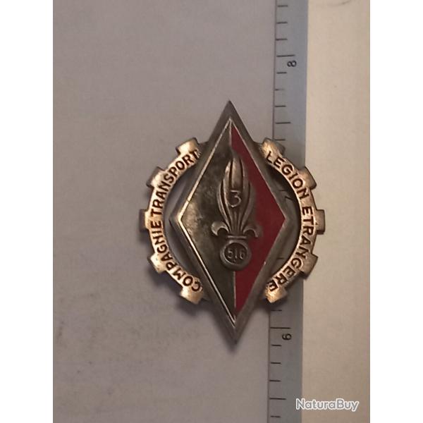 Insigne de la 516me compagnie de transport de la Lgion trangre