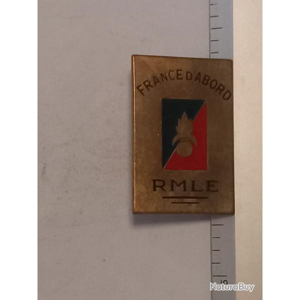 Insigne du rgiment de marche de la Lgion trangre (RMLE) - France d'abord