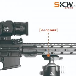 SKWoptics M-Lok ARCA-accessoires d'adaptateur de montage sur rail suisse- LIVRAISON GRATUITE !!