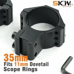 Anneaux de lunette Skwoptics en queue d'aronde, 35 mm  Paiement en 3 ou 4 Fois -
