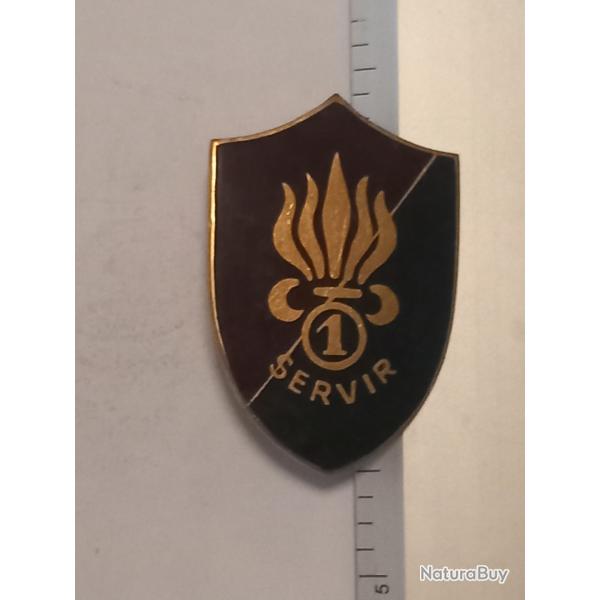 Insigne du 1er rgiment de marche des volontaires trangers (1er RMVE)